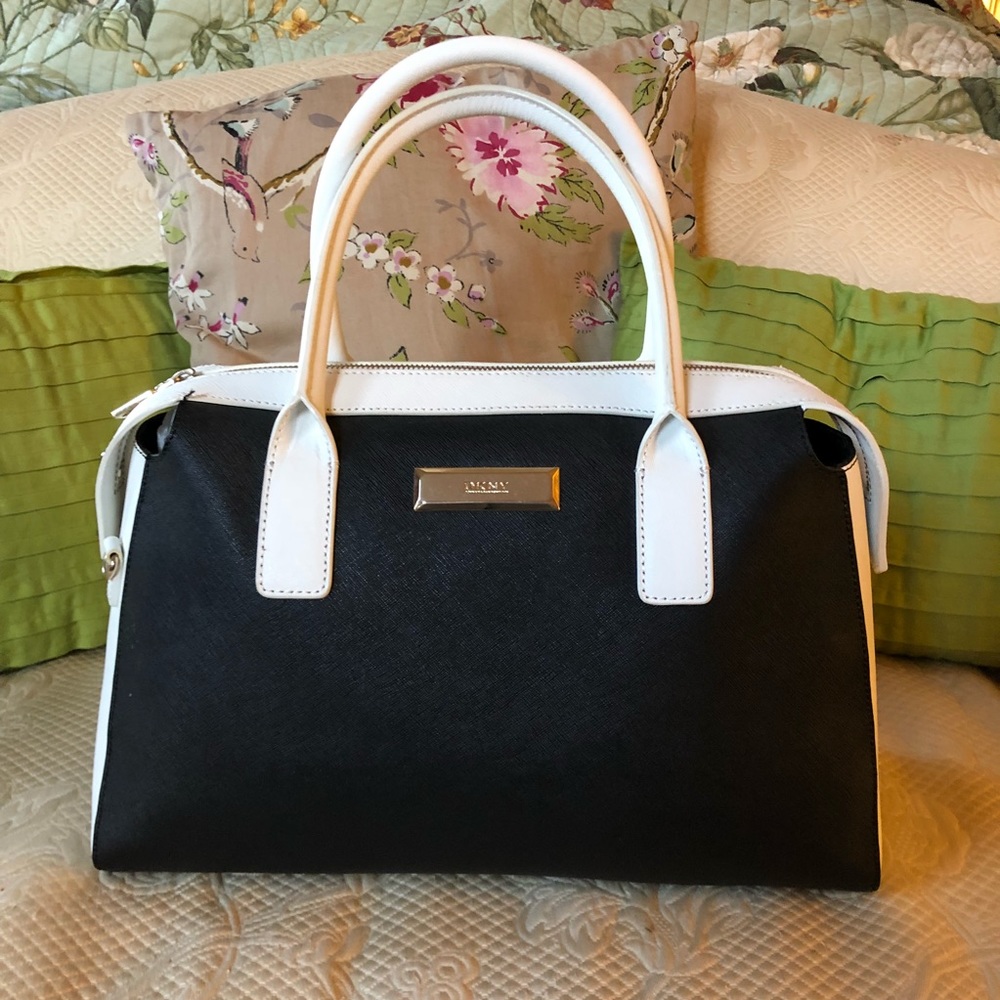 DKNY Black and White Purse